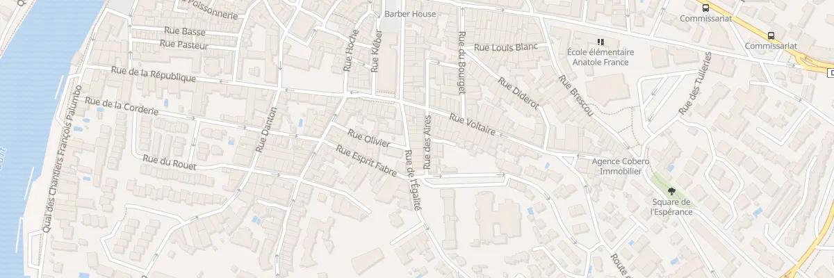 Plan du 11 Rue de l’Egalite à Agde