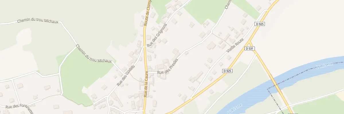 Plan du 7 Rue des Presles à Condé-sur-Aisne
