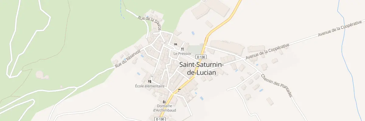 Plan du 8 Pl de la Fontaine à Saint-Saturnin-de-Lucian