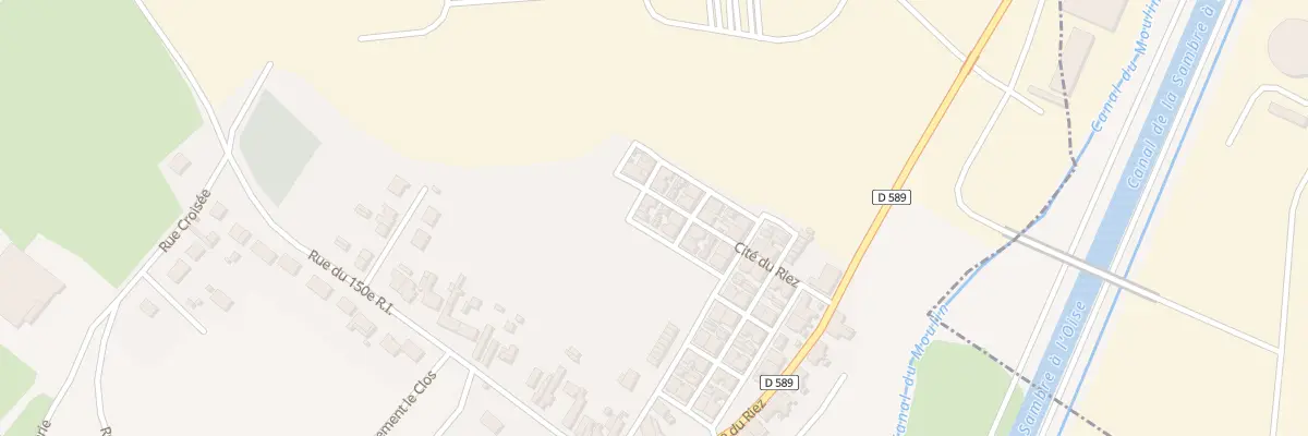 Plan du 5 Cite du Riez à Thenelles