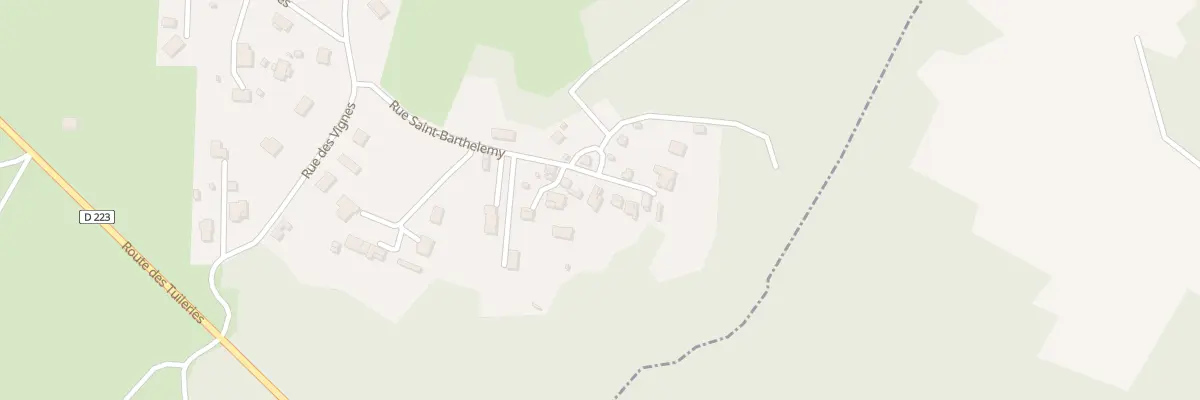Plan du 24 Rue Saint Barthelemy -Bouteix à Bort-l’Étang