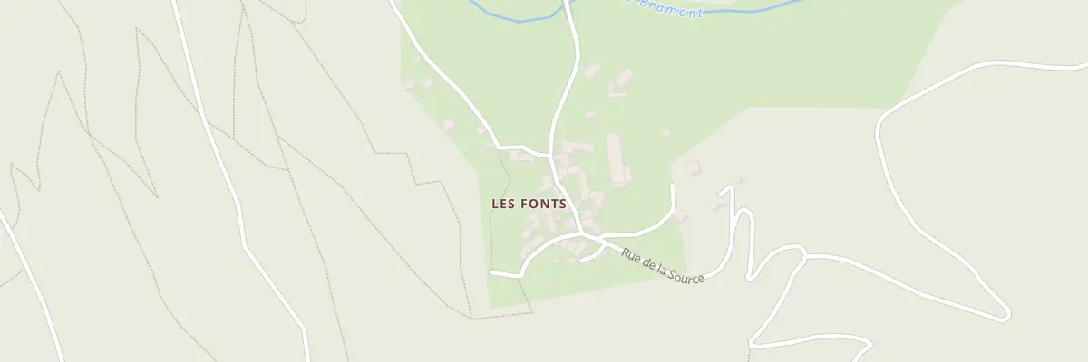 Plan du 5189 Village des Fonts à Saint-Bauzile