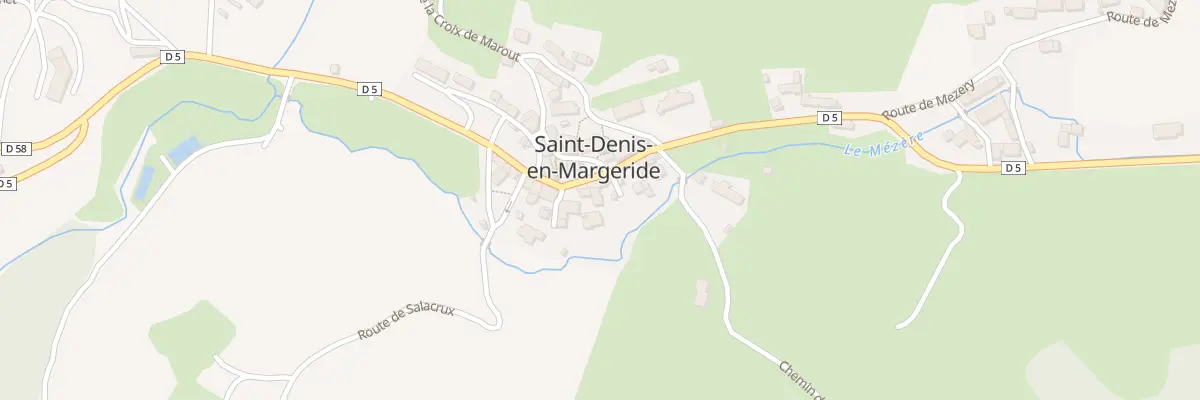 Plan du 18 Che de la Mézère à Saint-Denis-en-Margeride