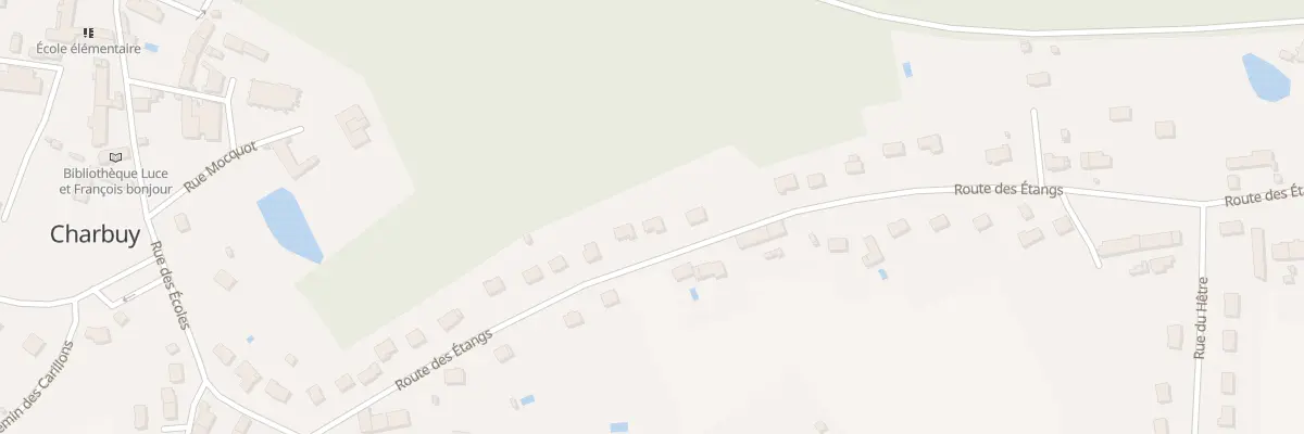 Plan du 21 Rte des Etangs à Charbuy
