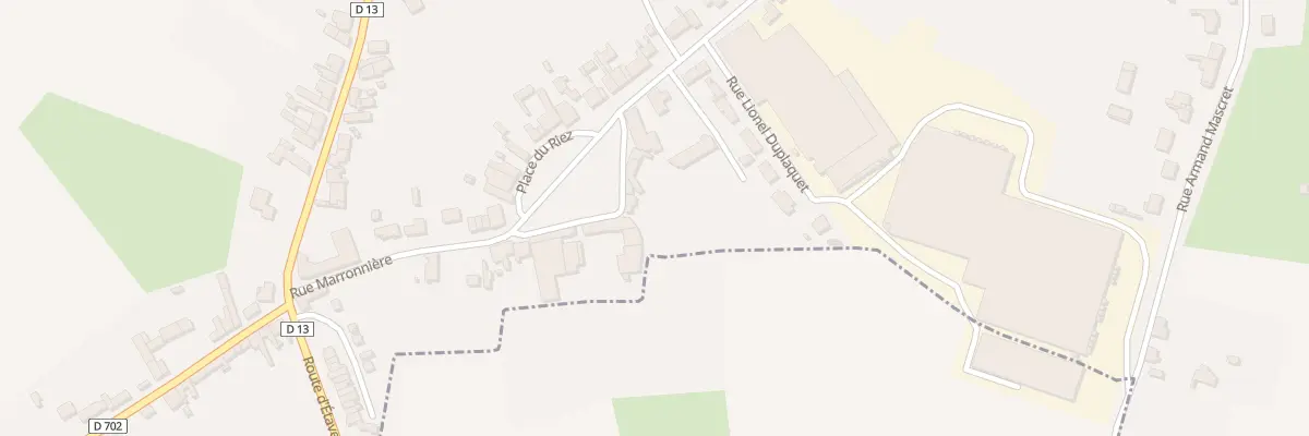 Plan du 5 Pl du Riez à Seboncourt