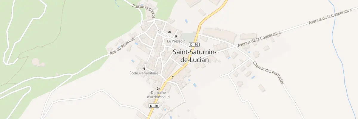 Plan du 4 Rue Portail à Saint-Saturnin-de-Lucian