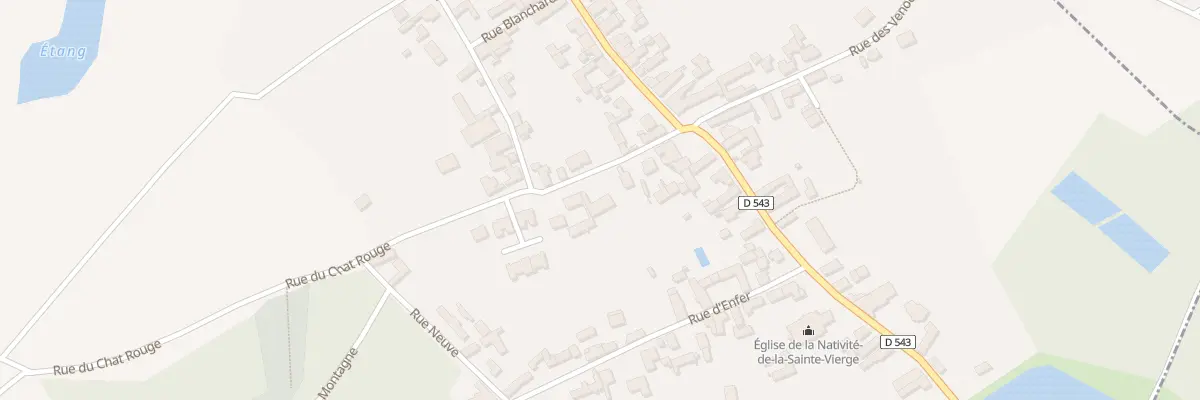 Plan du 7 Rue du Chat Rouge à Fourdrain