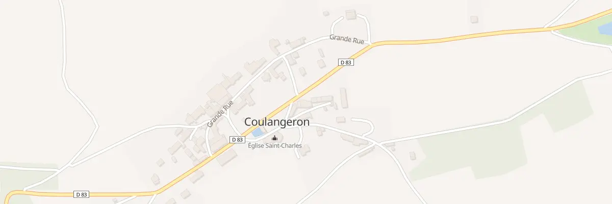 Plan du 3 Rue de la Mairie à Coulangeron