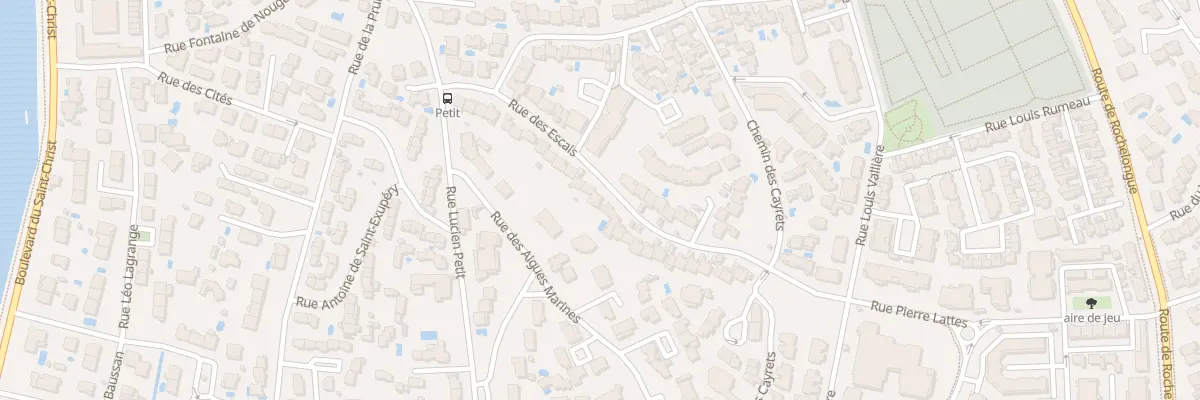 Plan du 28 Rue des Escais à Agde