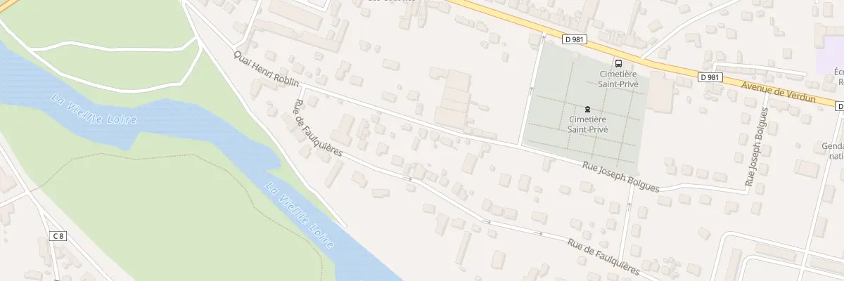 Plan du 5 Rue Joseph Boigues à Decize