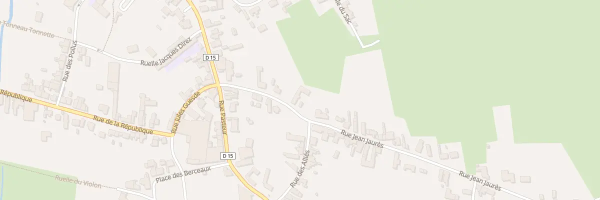 Plan du 5 Rue Jean Jaurès à Busigny