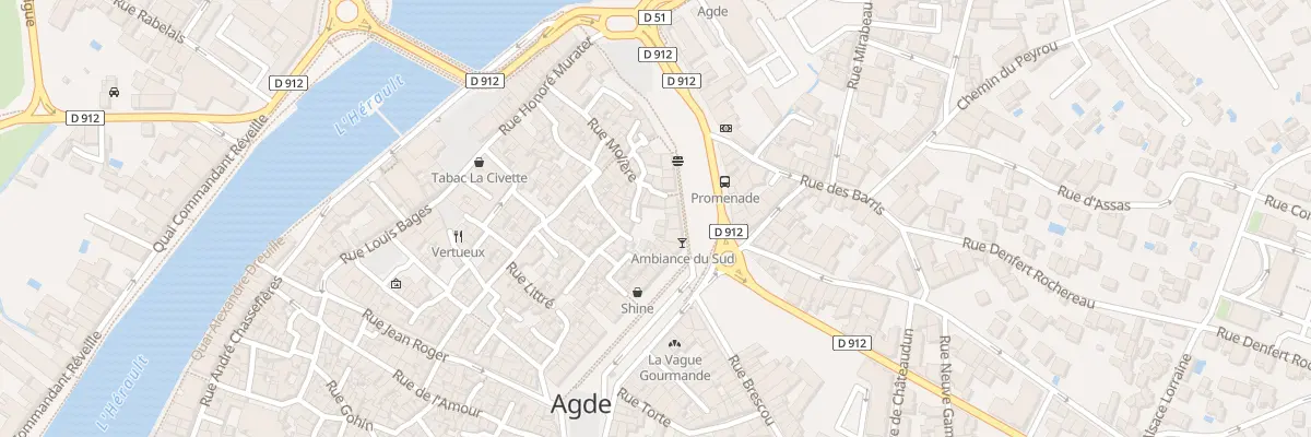 Plan du 5 Rue du Quatre Septembre à Agde