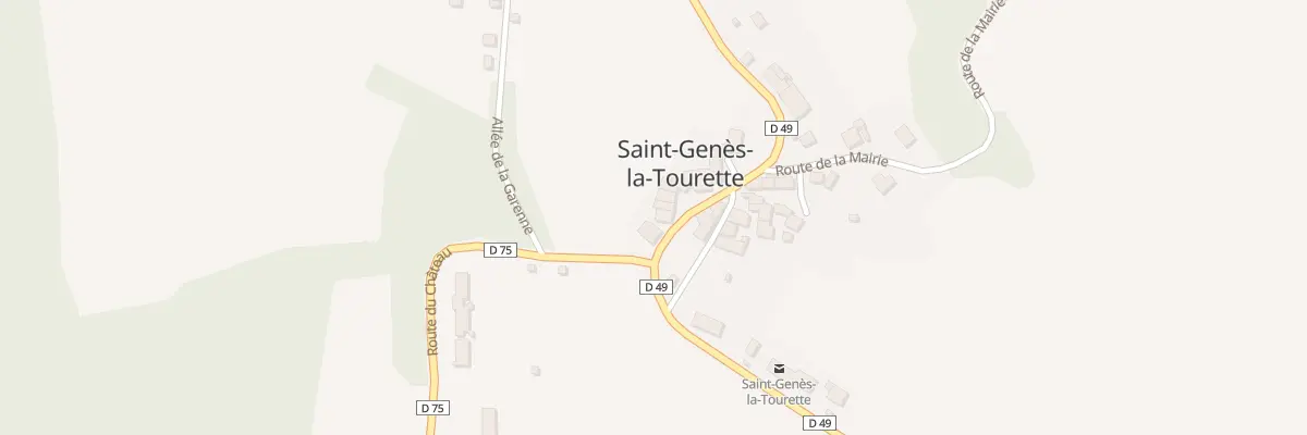 Plan du 5011 Saint Genes à Saint-Genès-la-Tourette