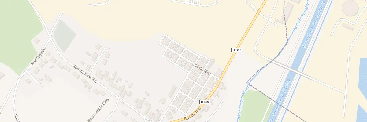 Plan du 14 Cite du Riez à Thenelles