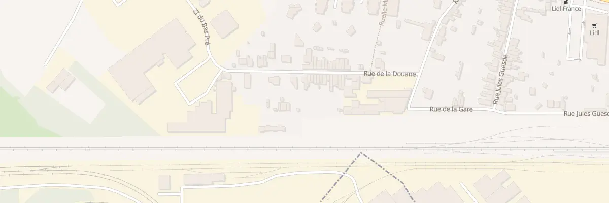 Plan du 167 Rue de la Douane à Raismes