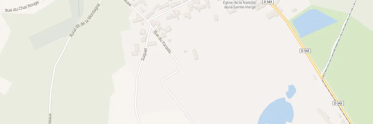Plan du 9001 Rue du Paradis à Fourdrain