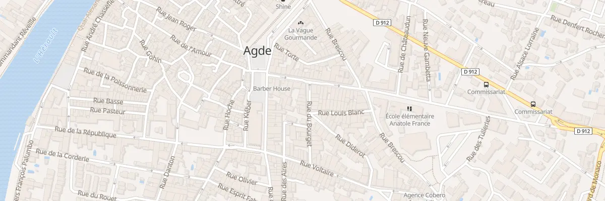Plan du 6 Rue du Bourget à Agde