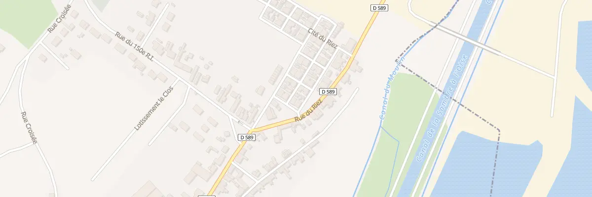 Plan du 35 Cite du Riez à Thenelles