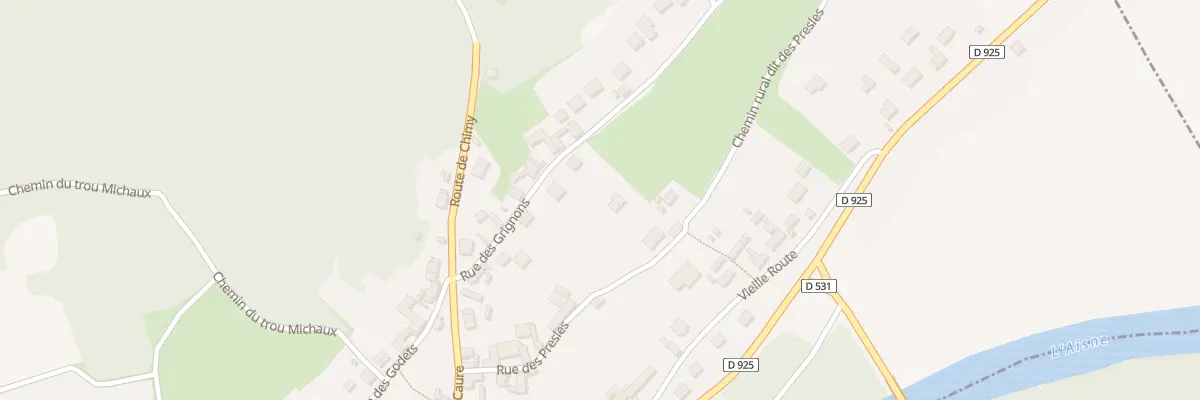 Plan du 16 Rue des Grignons à Condé-sur-Aisne