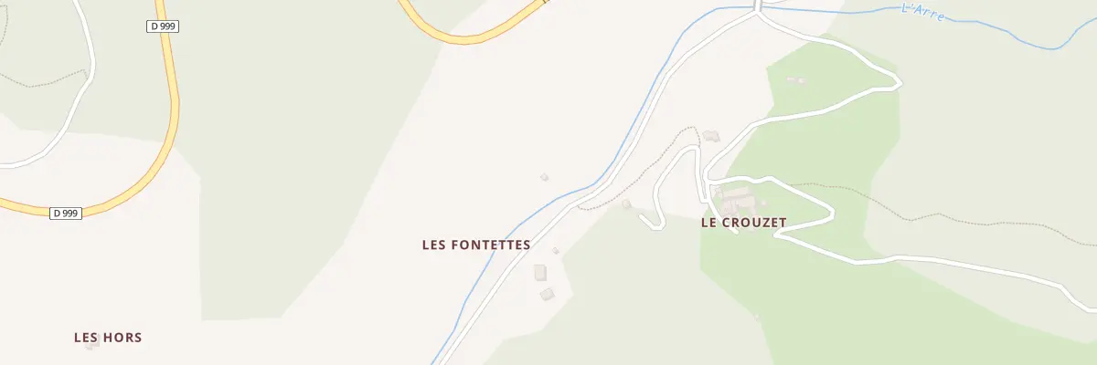 Plan du 5233 La Coste à Arrigas