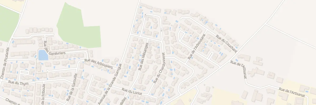 Plan du 13 Rue du Chardonneret à Florensac
