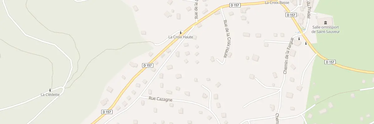 Plan du 5179 La Croix Haute à Saint-Sauveur-Camprieu