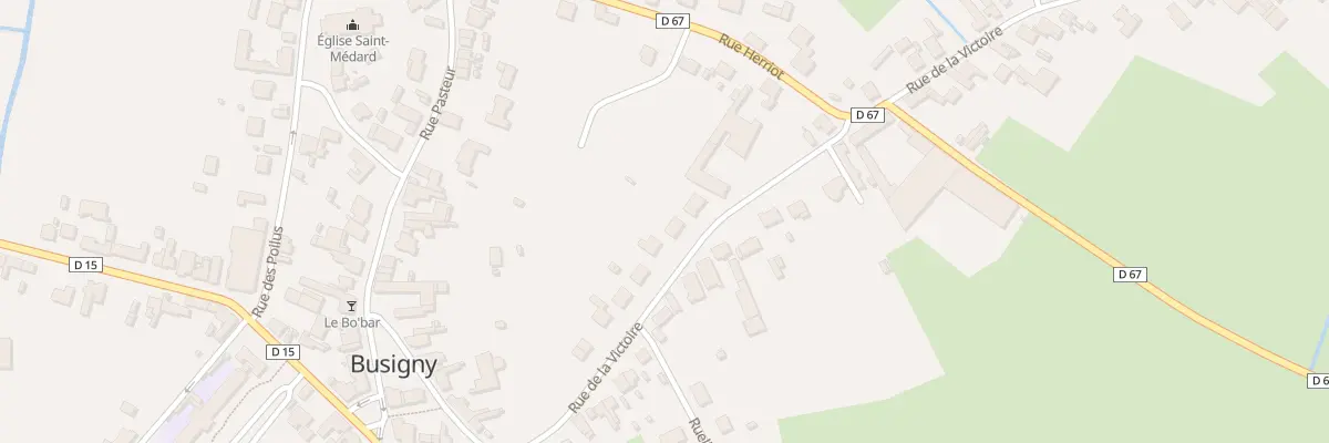 Plan du 21B Rue de la Victoire à Busigny