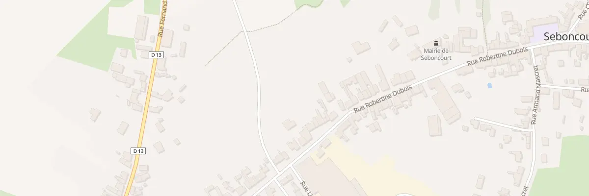 Plan du 48 Rue Robertine Dubois à Seboncourt