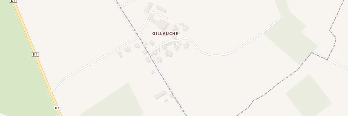 Plan du 8 Gillauche à Viffort