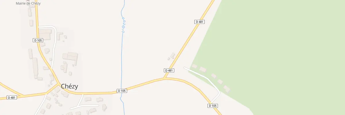 Plan du 5013 Les Fondraux à Chézy