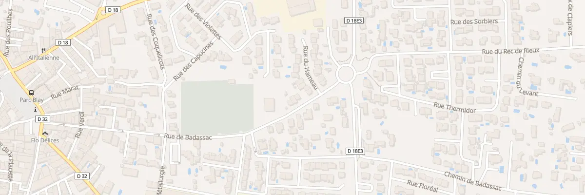 Plan du 35 Rue de Badassac à Florensac