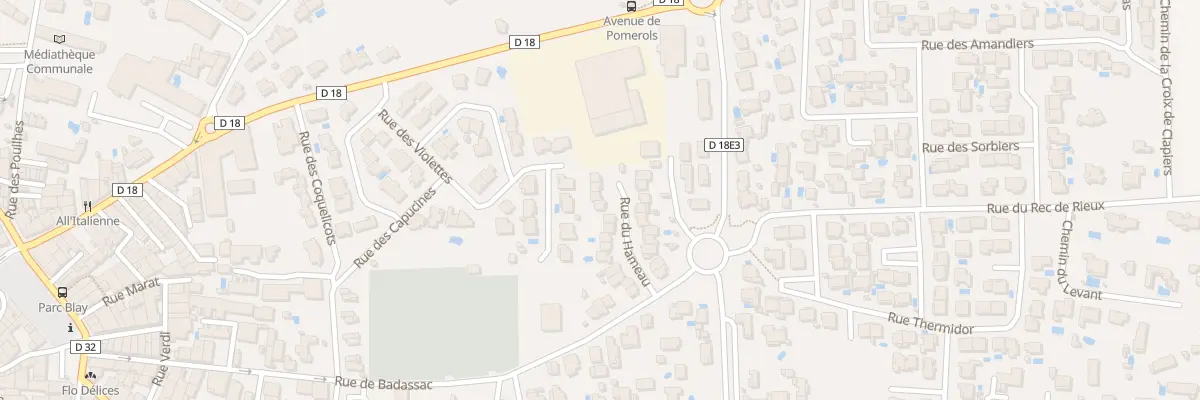 Plan du 21 Rue du Hameau à Florensac