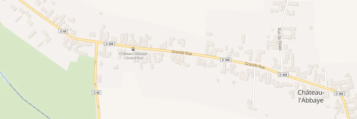 Plan du 41 Grande Rue à Château-l’Abbaye