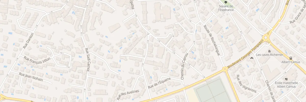 Plan du 5 Rue du Rocher à Agde