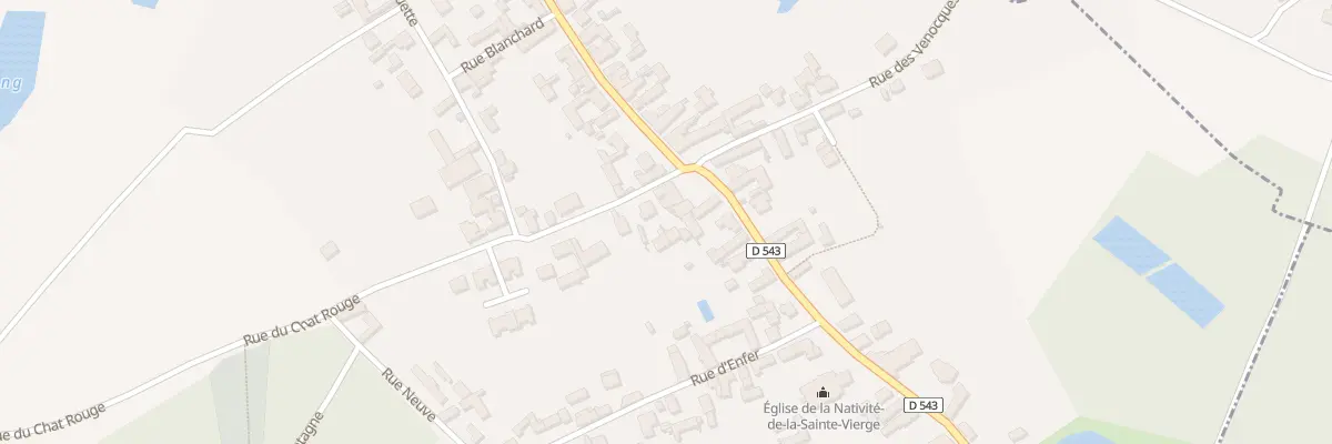 Plan du 1 Rue du Chat Rouge à Fourdrain