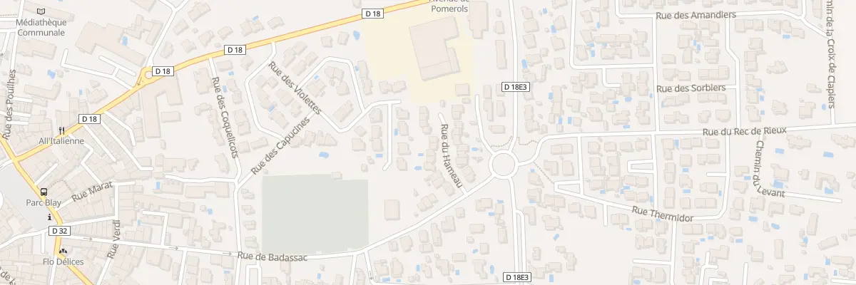 Plan du 17 Rue du Hameau à Florensac