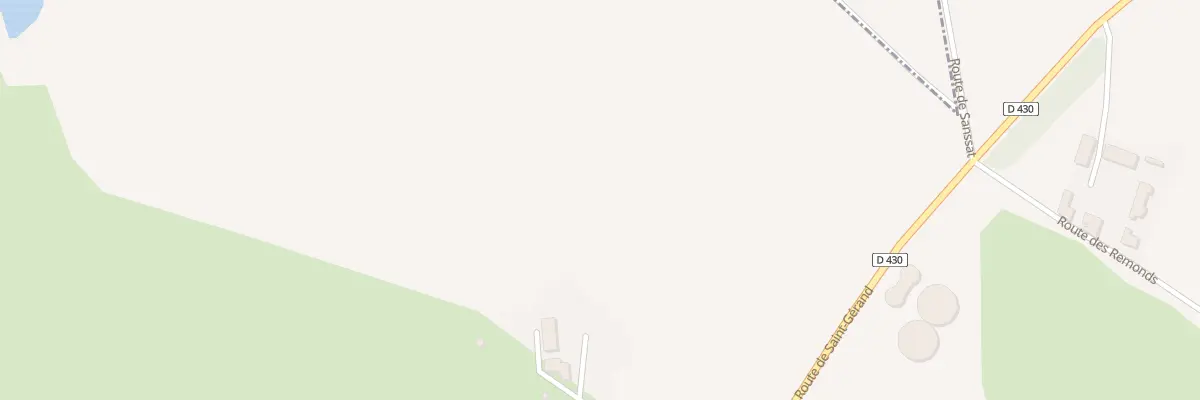 Plan du 5 Rte de Sanssat à Saint-Félix