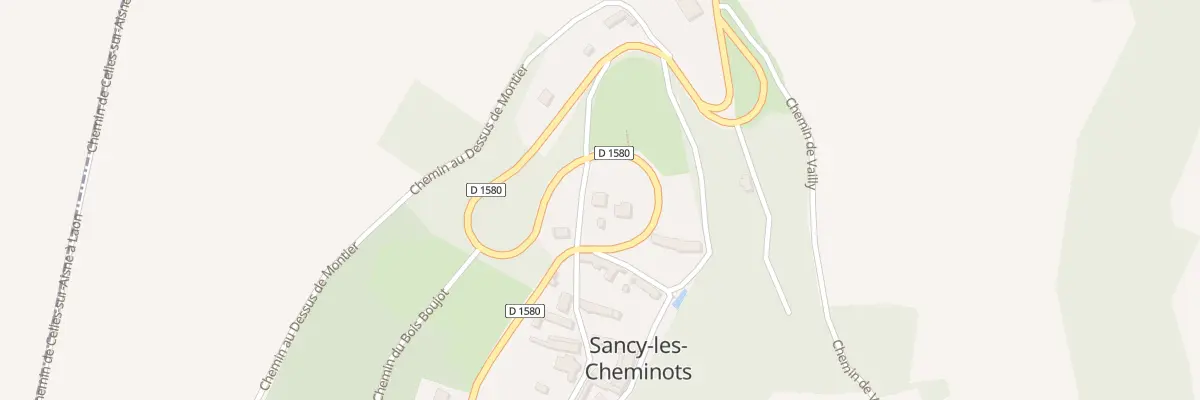 Plan du 15 Rue de la Porte au Pré à Sancy-les-Cheminots