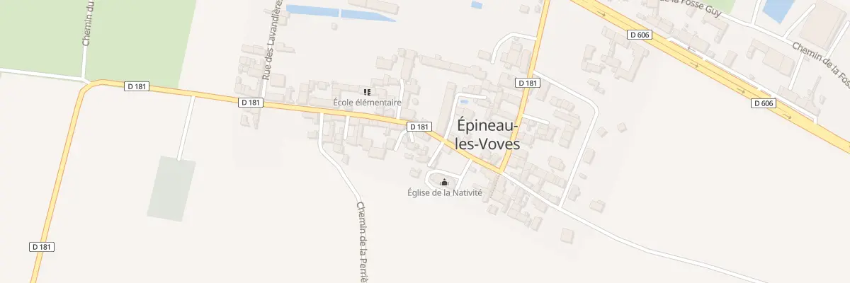 Plan du 11 Rue des Ecoles à Épineau-les-Voves