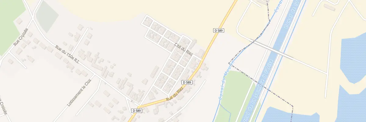 Plan du 39 Cite du Riez à Thenelles