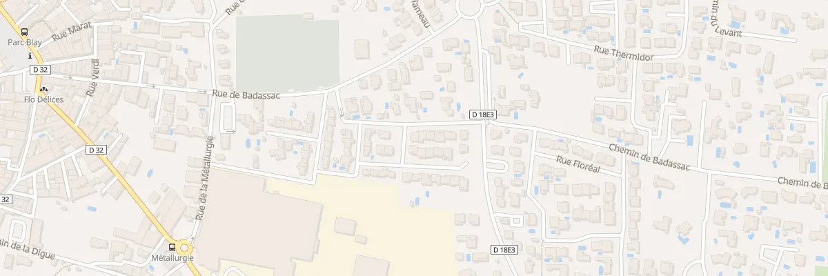 Plan du 5790 Rue de la Colline à Florensac