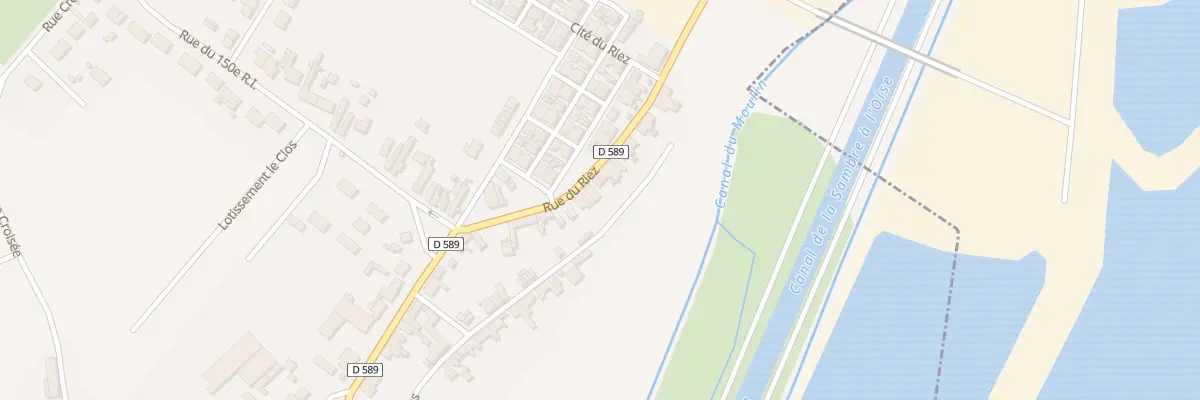Plan du 32 Rue du Riez à Thenelles