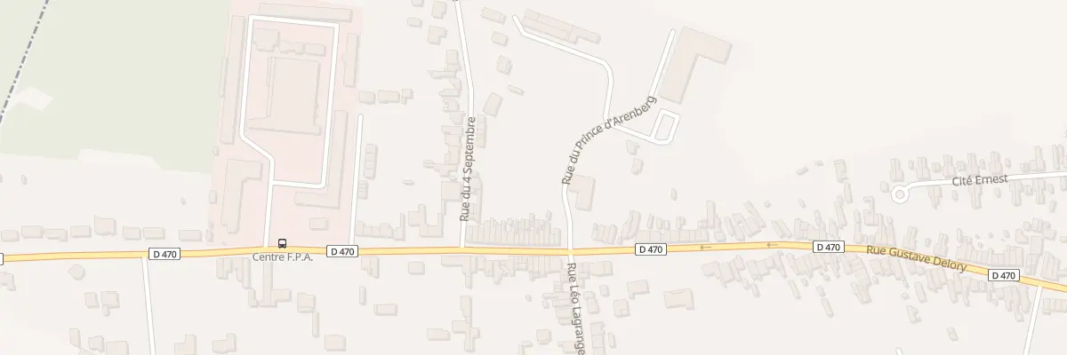 Plan du 486 Rue Gustave Delory à La Sentinelle