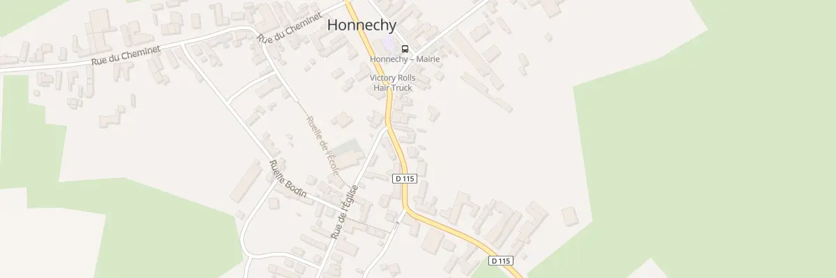 Plan du 5 Rue de la Gare à Honnechy