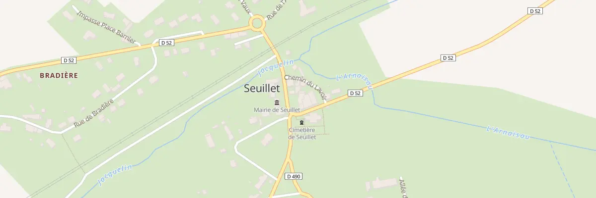 Plan du 7 Rte de Lapalisse à Seuillet