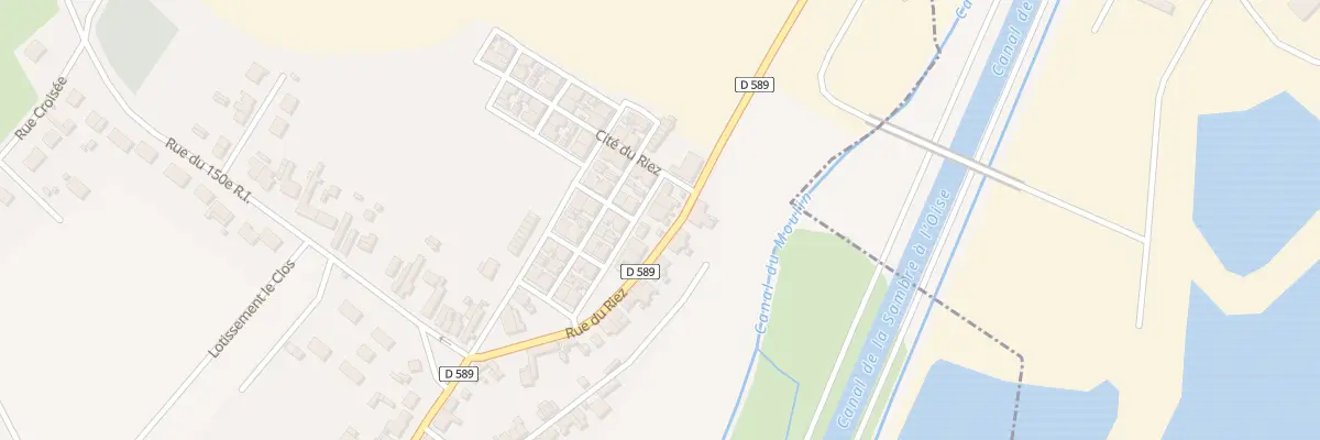 Plan du 49 Cite du Riez à Thenelles