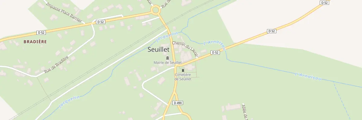 Plan du 9 Rte de Lapalisse à Seuillet