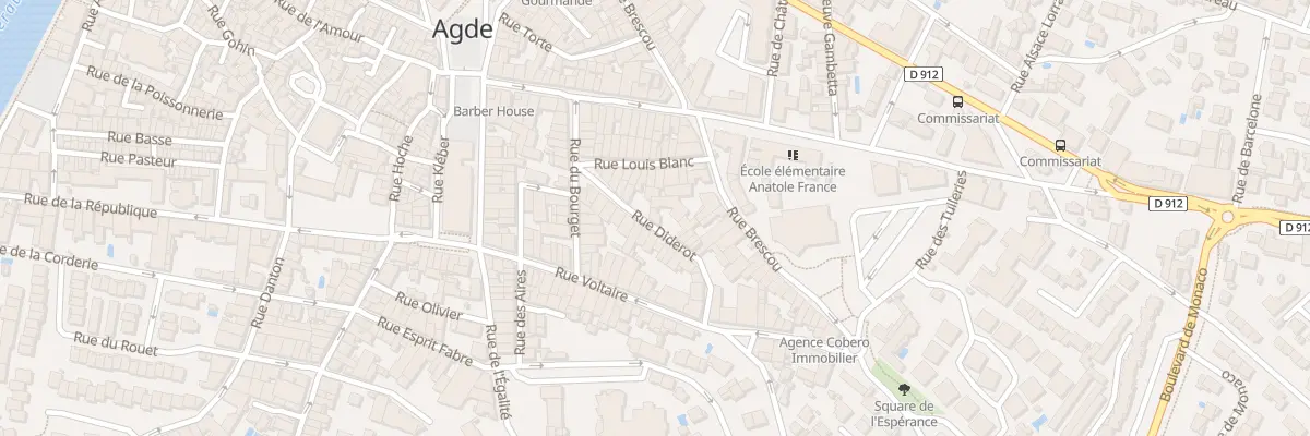 Plan du 11B Rue Diderot à Agde