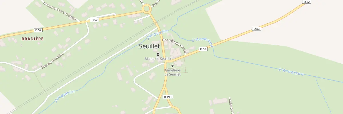 Plan du 9 Rte de Lapalisse à Seuillet