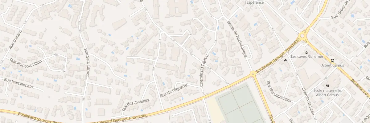 Plan du 34 Rue de l’Egalite à Agde